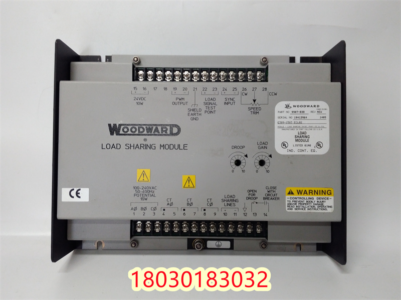 WOODWARD 9907-838 伺服控制器